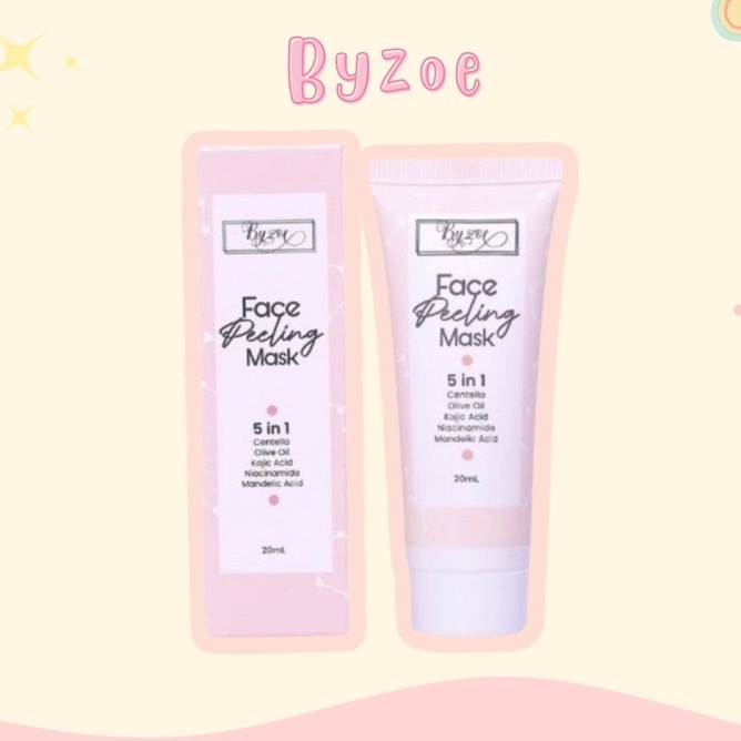 FANCYGIRL - PEELING WAJAH BYZOE BYZOE FACE PEELING MASK BYZOE 5 IN 1 FACE PEELING MASK MASKER PEELIN