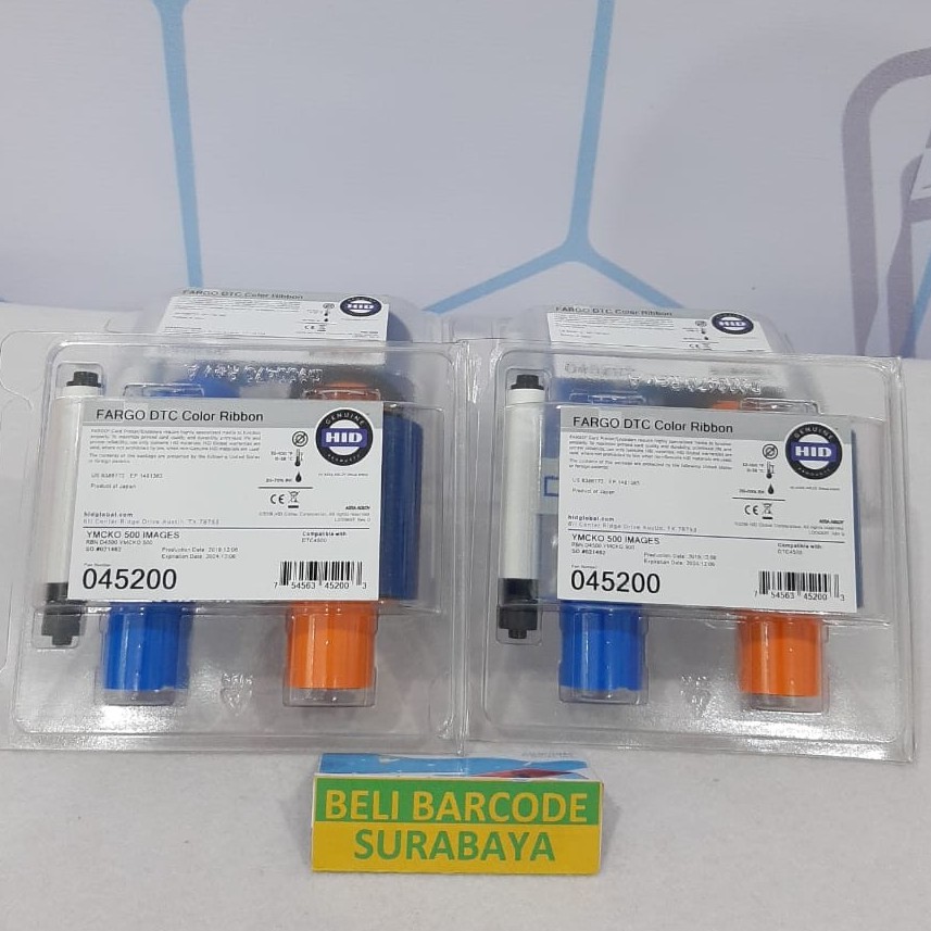 Ribbon FARGO DTC4500 - DTC4500e PN: 45200 YMCKO (Colors)