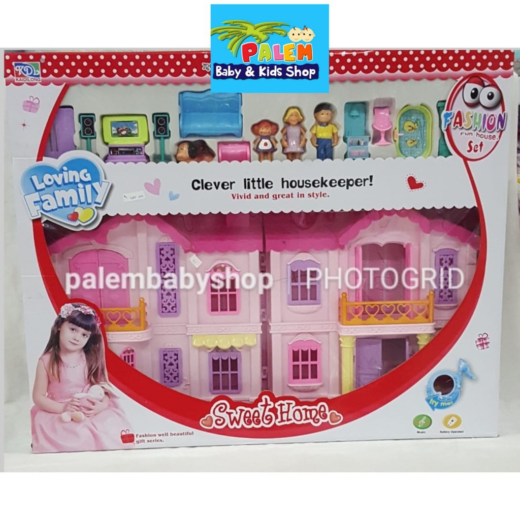 Mainan anak Loving Family Clever little housekepper/rumah-rumahan anak 3942