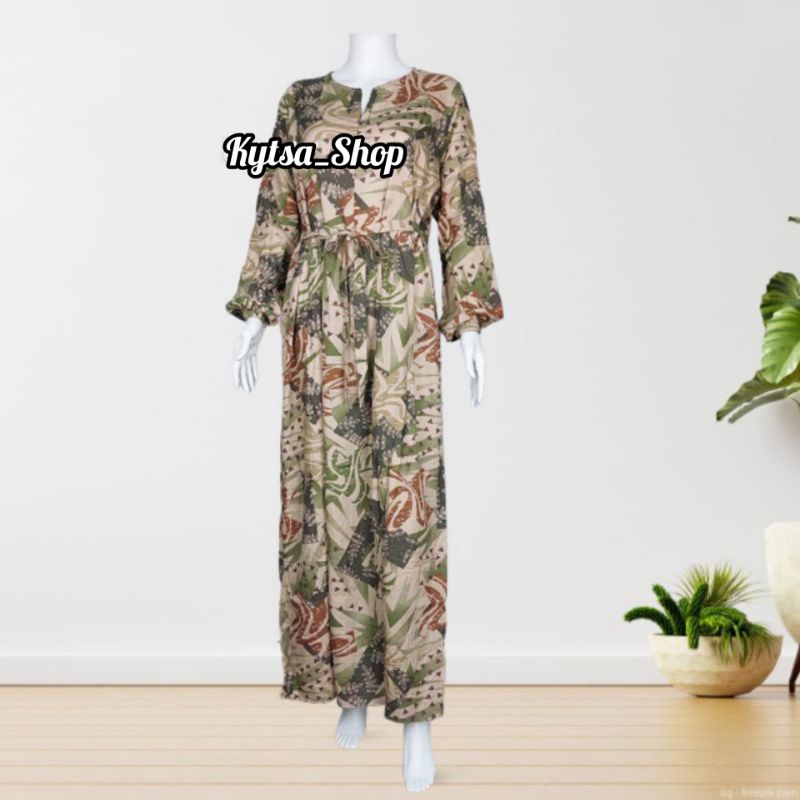 Bisa (COD) Home Dress/Home Daily/Gamis Rayon Viscose Premium Jumbo LD 120