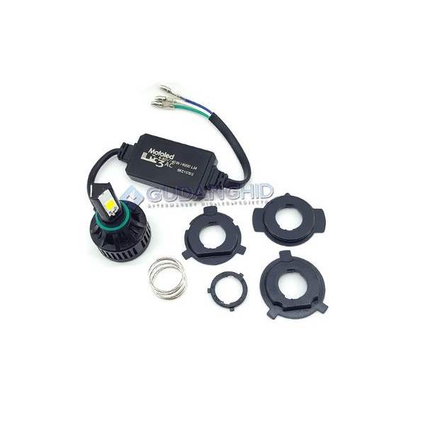 Lampu LED Motor 3 Sisi AC DC H6 40W RTD 6 Sisi Kalah Terang - KUNING