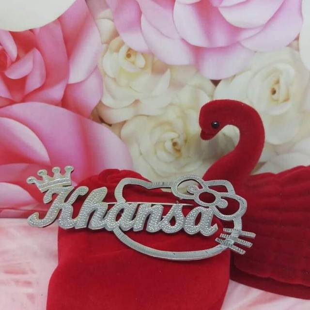 BROS NAMA (PEMBUATAN 1-3 HARI) /BROS UKIR NAMA  /BROS BISA PESAN NAMA