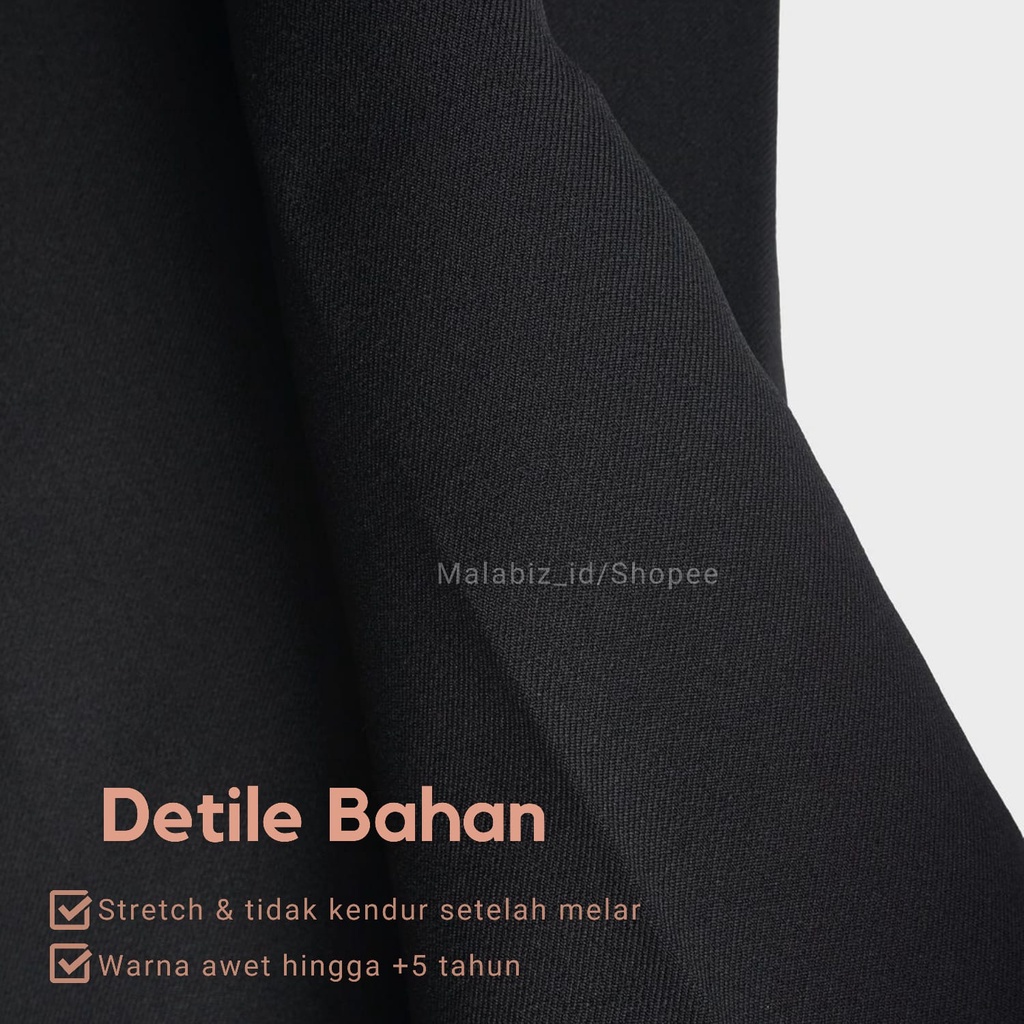 Bastille Celana Formal Hitam Melar Anti Kusut || Bastille Celana Formal Hitam Melar Tidak Kusut