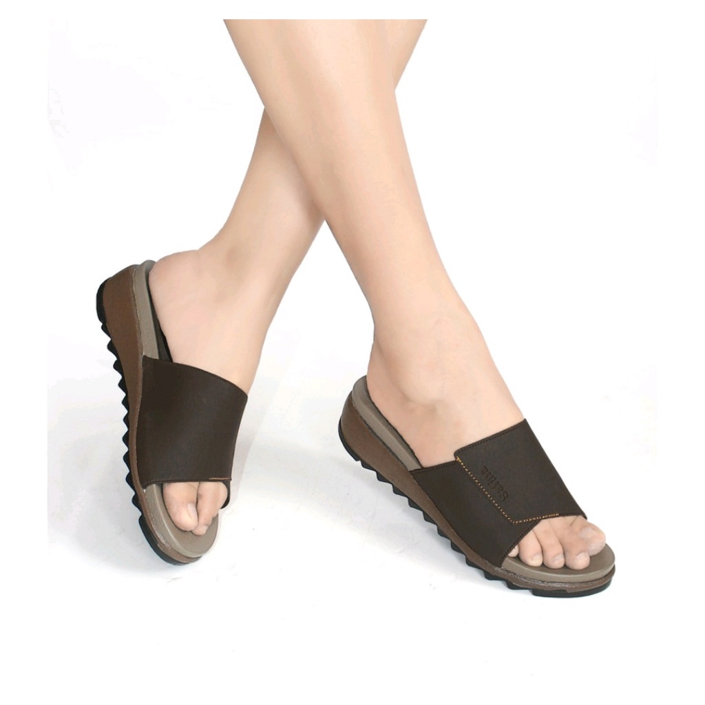 Invincible Sandal Wanita Wedges Terbaru Murah Kekinian Sendal Wanita Kickers