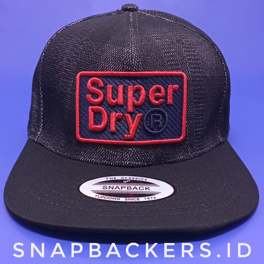 Snapback Superdry Mirror ORIGINAL Topi Impor