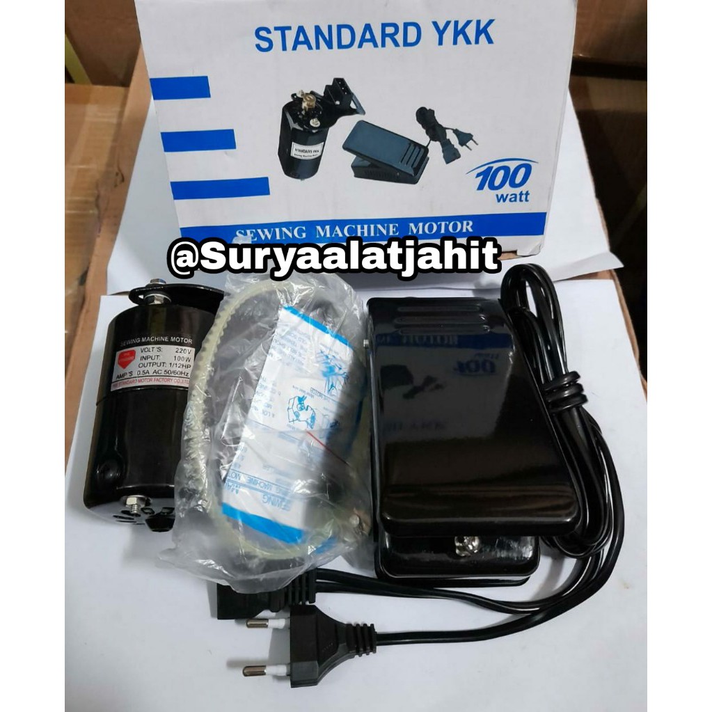 Dinamo mesin merk Standard YKK (100w) =rp.97.500/1set