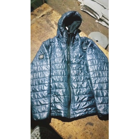Puffer Troublemaker Ultralight Jacket Navy Metalic
