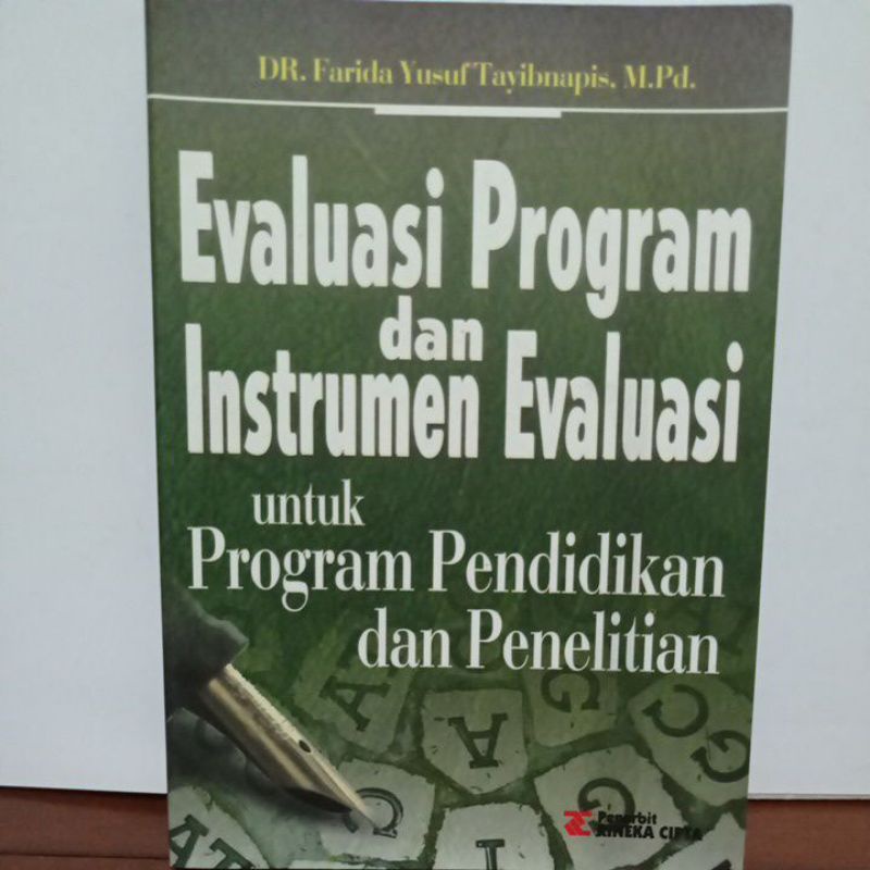 Evaluasi program dan instrumen evaluasi