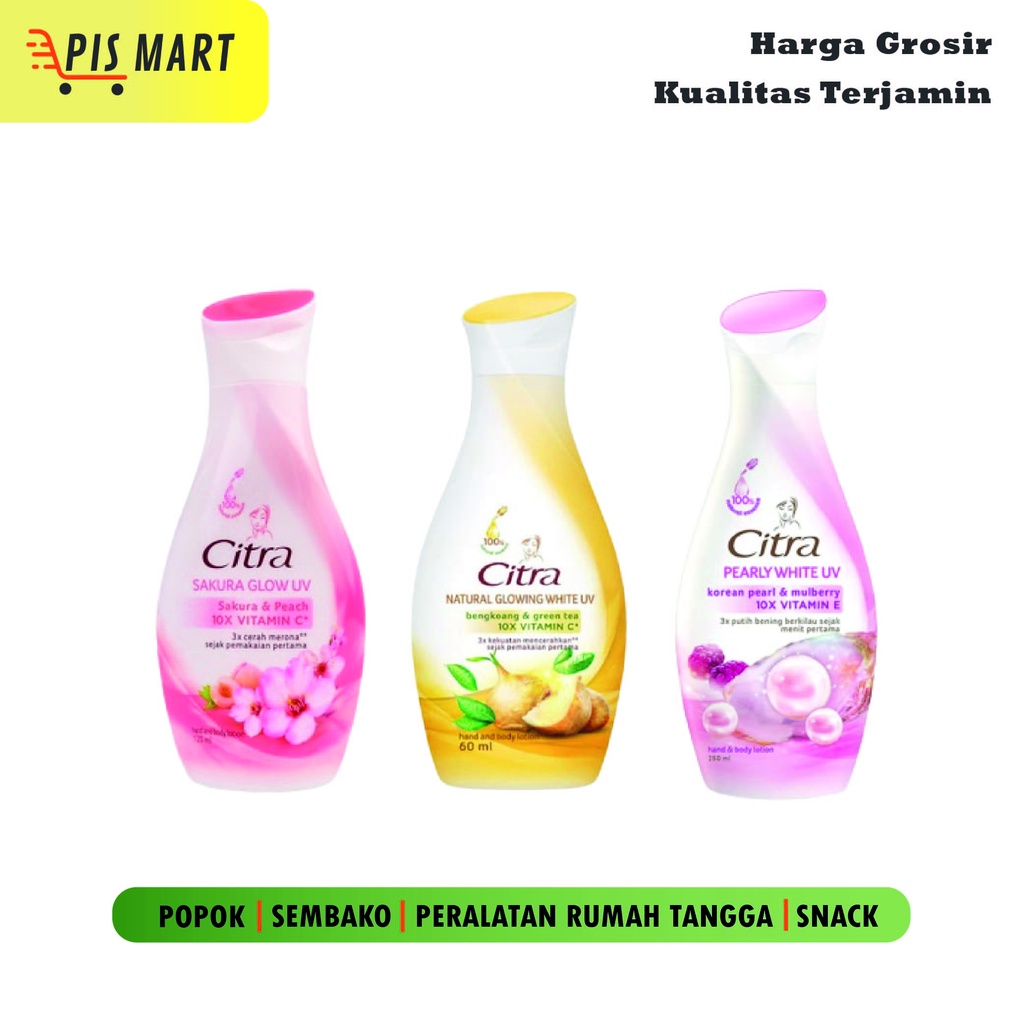 Citra Hand Body Lotion Sakura Glow UV 120 ml