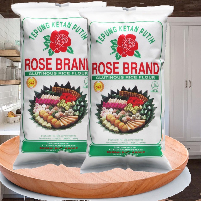 

Ketan-Beras-Tepung- Tepung Ketan Rose Brand Premium 500 Gr X 2 Psc (Twinpack) -Tepung-Beras-Ketan.