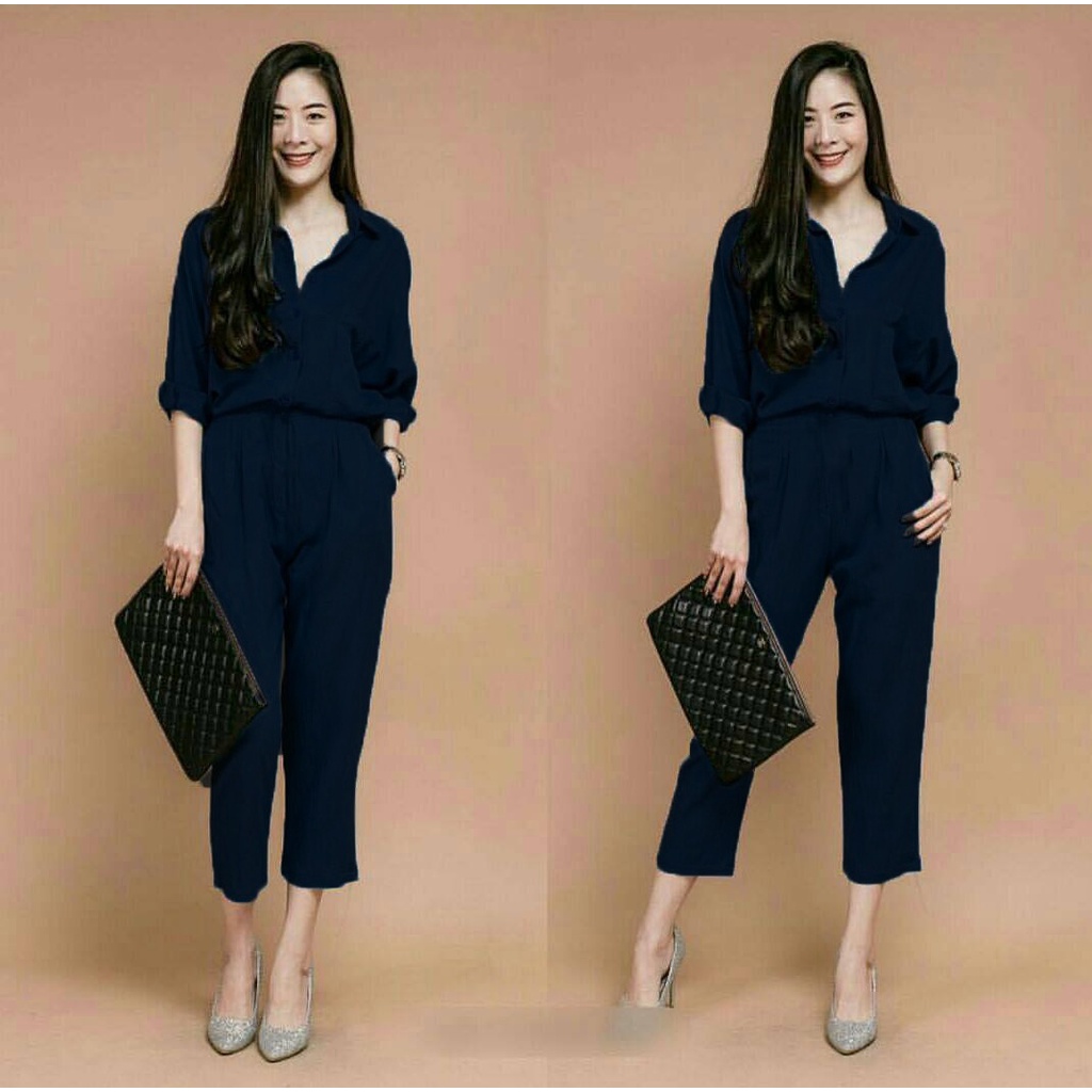 [GLFK] Jumpsuit Jumbo / Jumpsuit Wanita Jumbo / Jumpsuit Polos Jumbo / Jumbo Jumpsuit Murah