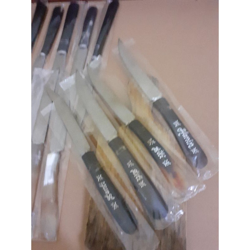 Pisau Dapur Gagang Tanduk Free Ukir Nama