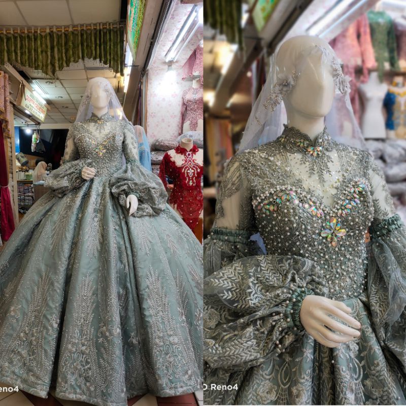 GAUN PENGANTIN AVENGER BELIMBING BUSA//GAUN WEDDING BARBIE BEREKOR//BAJU PENGANTIN