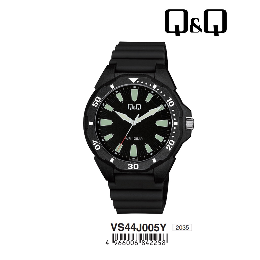 SALE Jam Tangan Pria Casual Classic Sporty Rubber Analog Original Q&amp;Q QNQ QQ VS44 VS44J Series