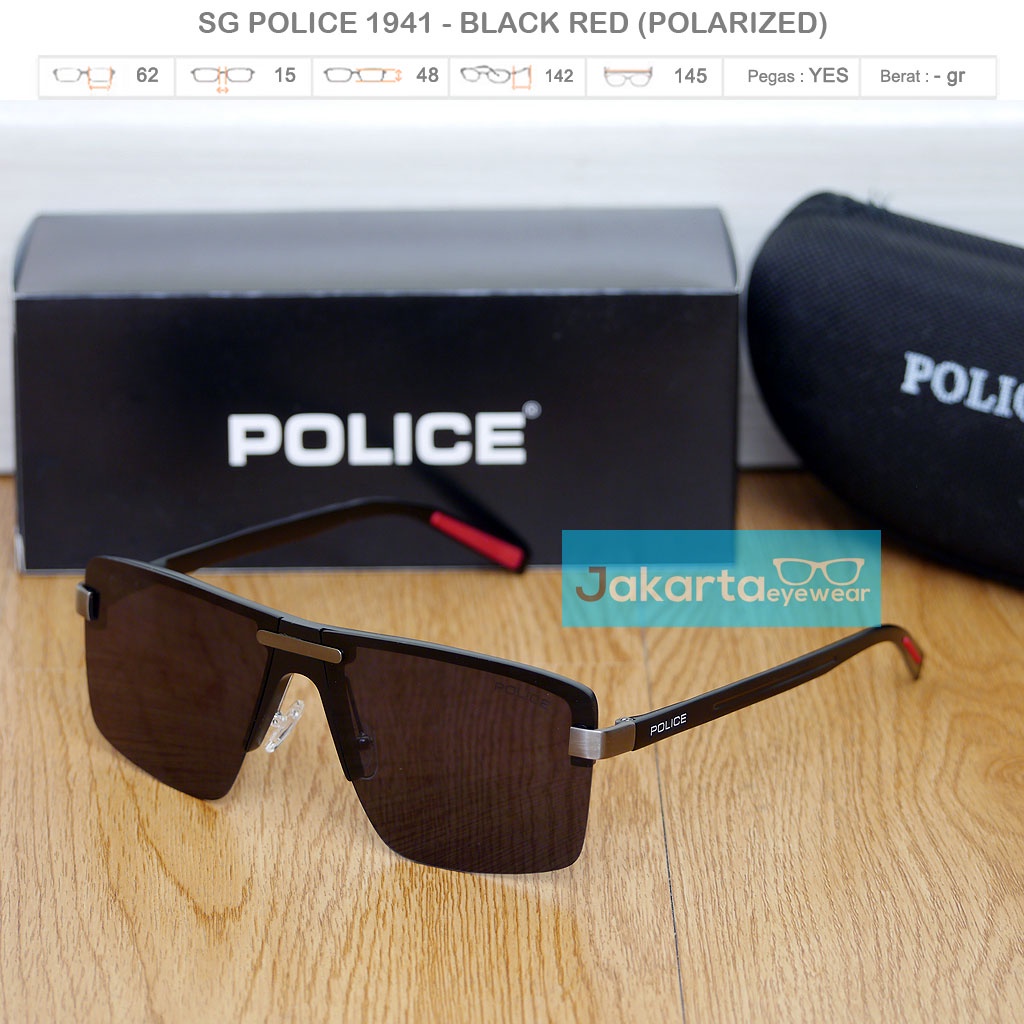 Kacamata Hitam Police ONE POLARIZED Pria Wanita Sport Premium Polarized Kacamata Gaya Sunglasses All