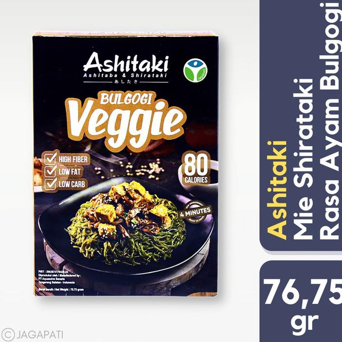 

Ashitaki Mi Veggie Bulgogi 76,75gr - Mie Shirataki - Rendah Kalori