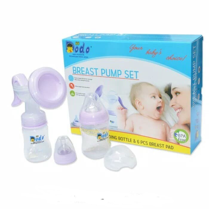 Pompa Asi Manual Dodo Breast Pump Set 2 Botol