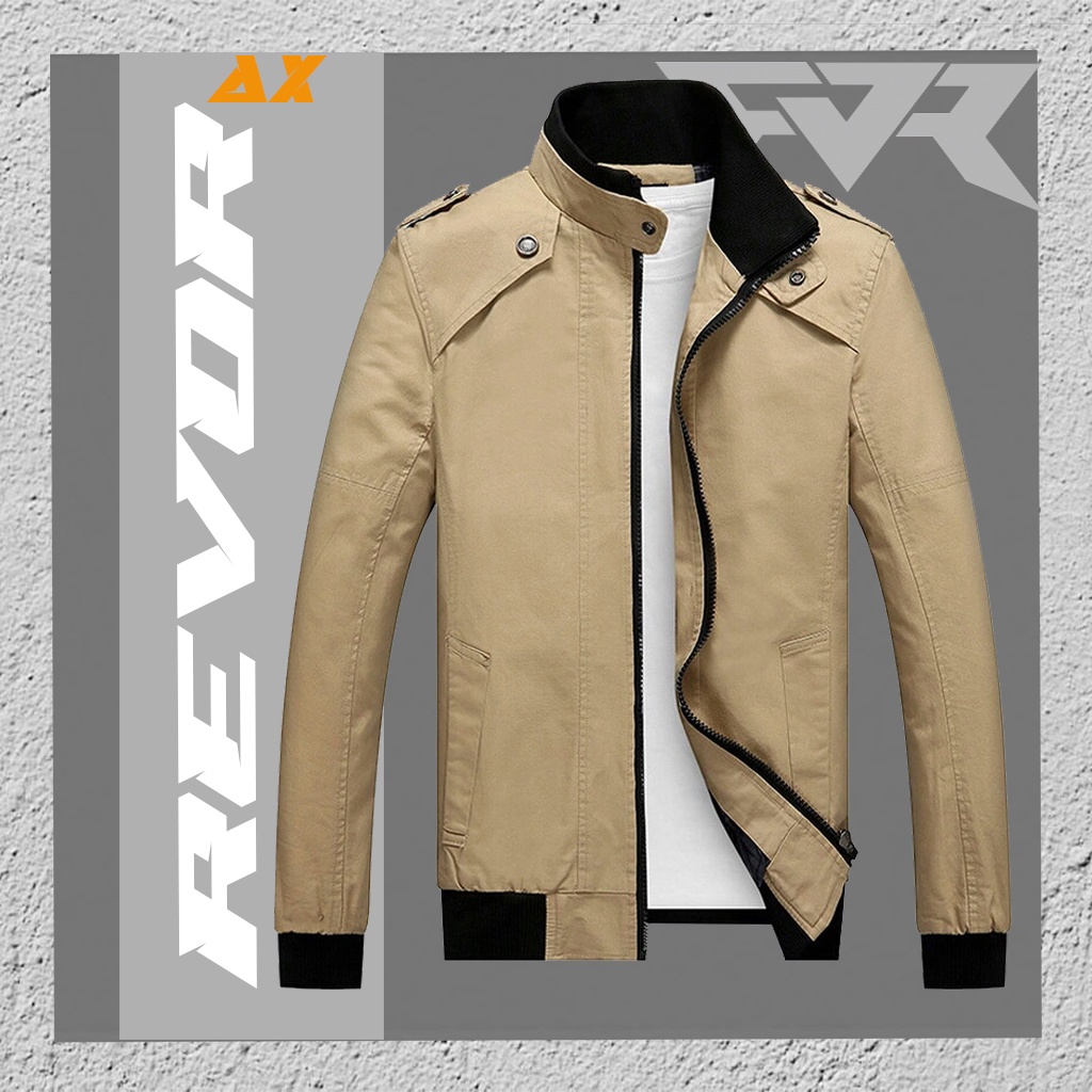 Revor AX Jaket Motor Kanvas Premium