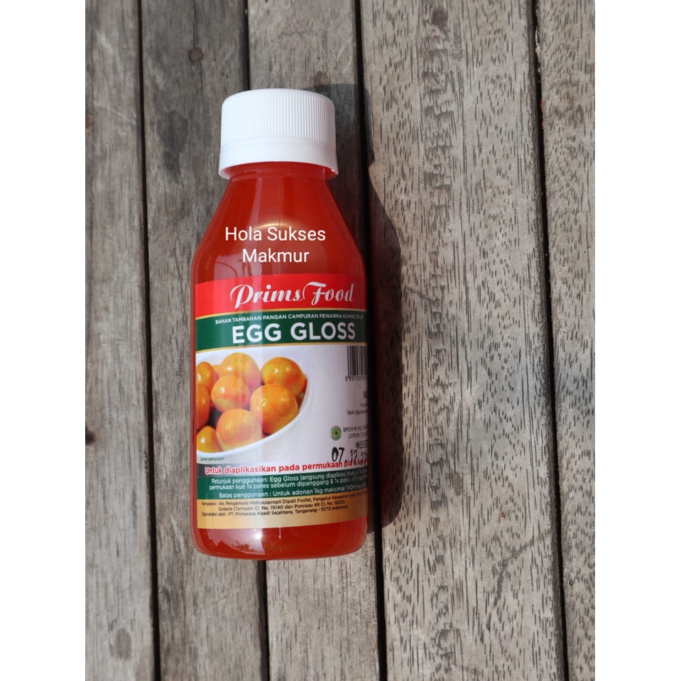 

EGG GLOSS 140 ML KUNING TELUR PEWARNA COOKIES GLAZE / OLESAN NASTAR / OLESAN KUNING TELUR NASTAR / OLESAN KUNING KUE