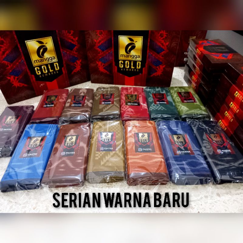 New Sarung MANGGA GOLD KEMBANG Motif Terbaru sarung sholat dewasa