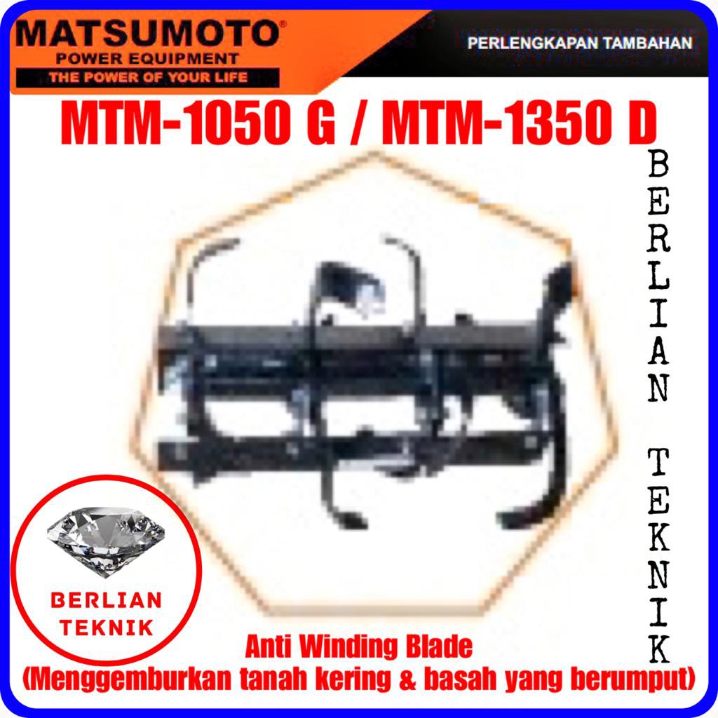 Anti Winding Blade Traktor Tiller MTM-1050G/MTM-1350D