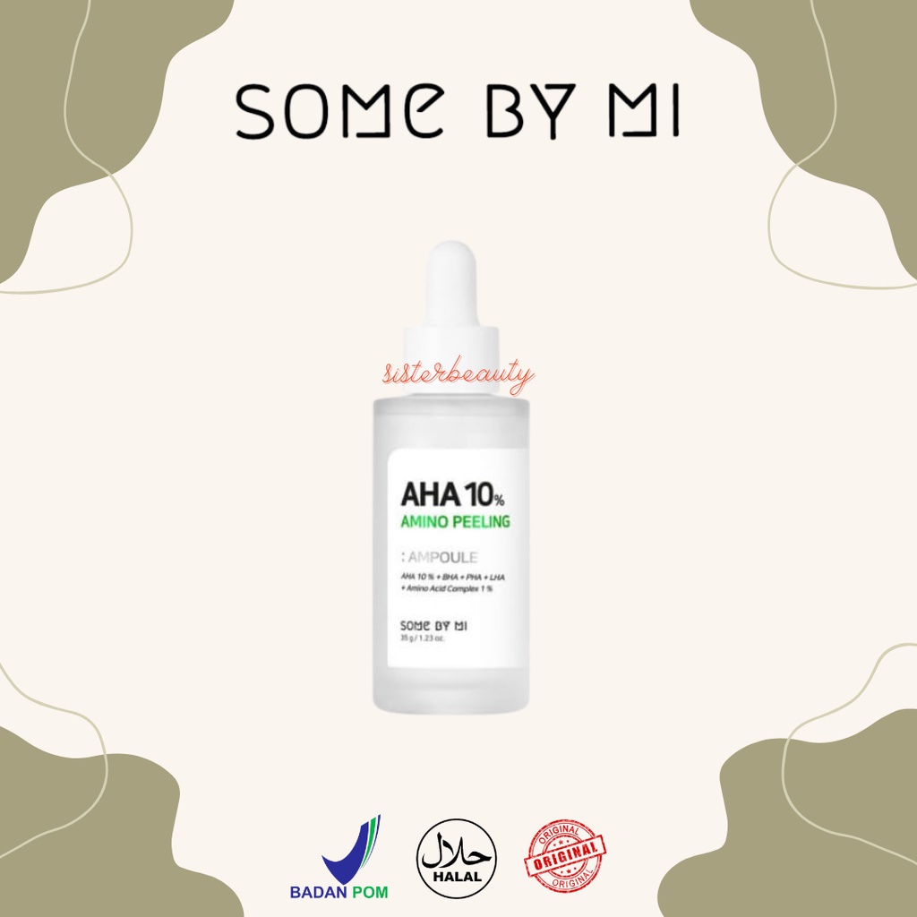 SisterBeauty - [BPOM] Some By Mi AHA 10% Amino Peeling Ampoule 35gr