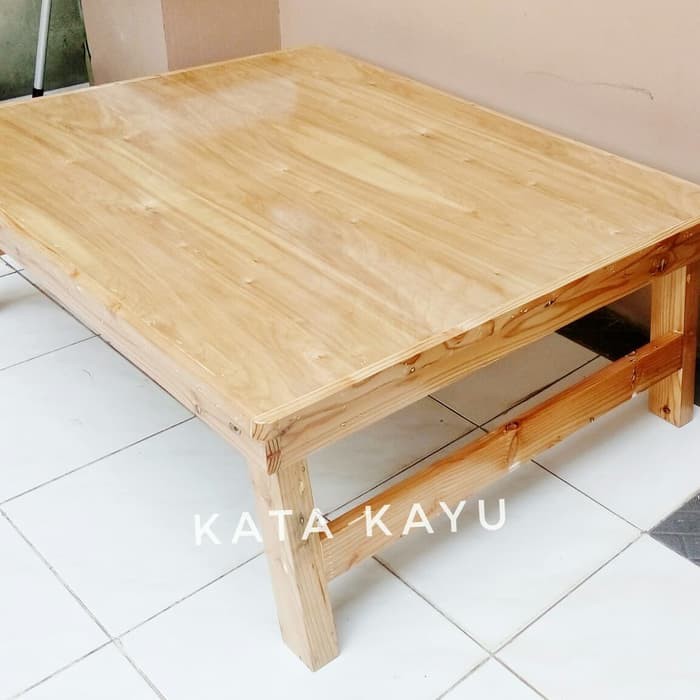Meja Kayu Lipat Besar Customize