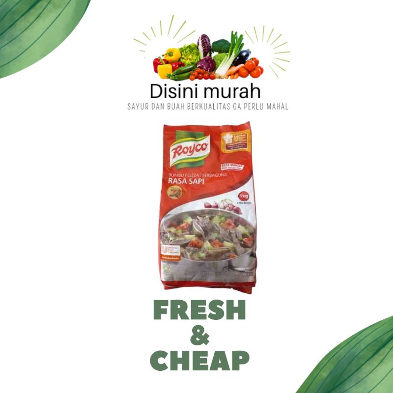 

royko bumbu pelezat serbaguna sapi 1000 gram