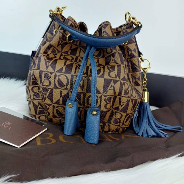 BONIA SERUT MONO BLUE ORIGINAL BUCKET BAG