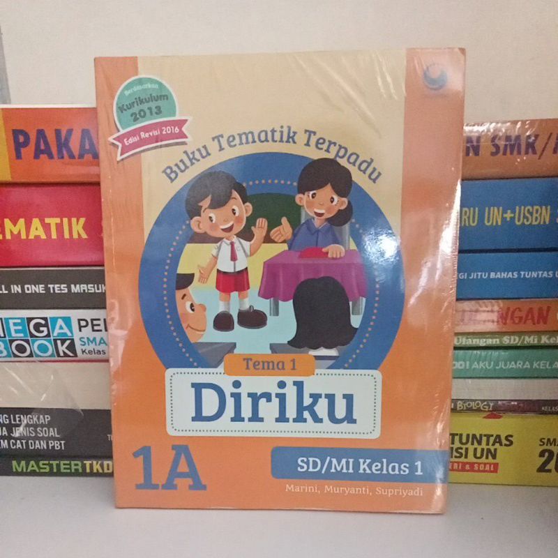 Jual Buku Super Murah Buku Tematik Terpadu Tema Diriku Sd Mi Kelas