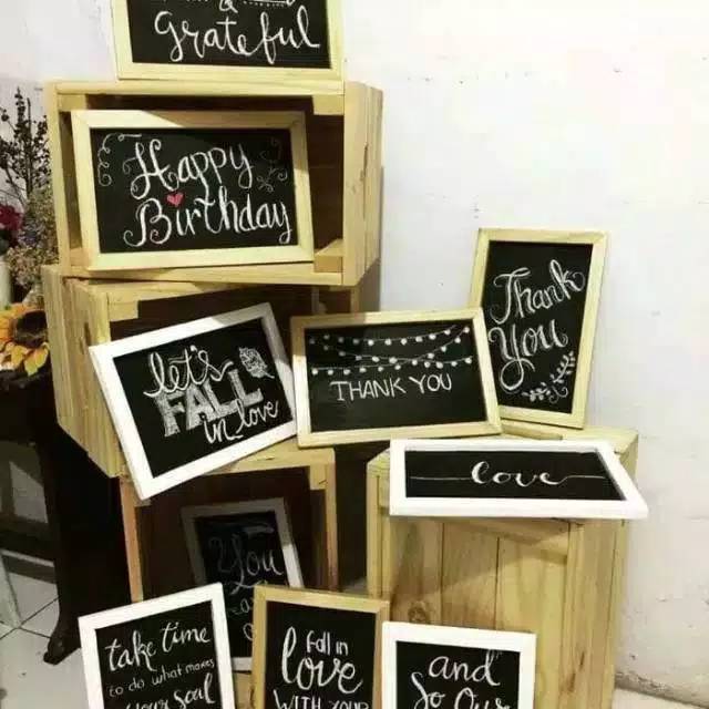 

PAPAN BOARD KAPUR KECIL WEDDING SOUVENIR PAPAN TULIS KAPUR PAPAN MENU CAFE MAINAN EDUKATIF PESTA