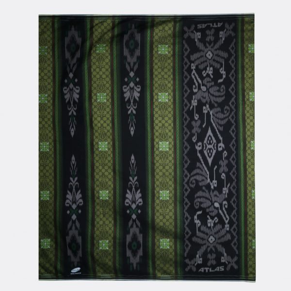 Sarung ATLAS Silver Super Premium 955 Jacquard Kreasi Muscat Hitam Hijau