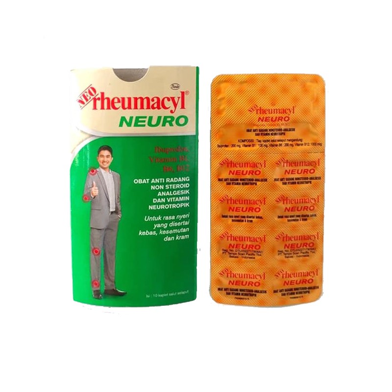 [ECER] Neo Rheumacyl Putih Neo Rheumacyl Neuro Hijau 1 Blister