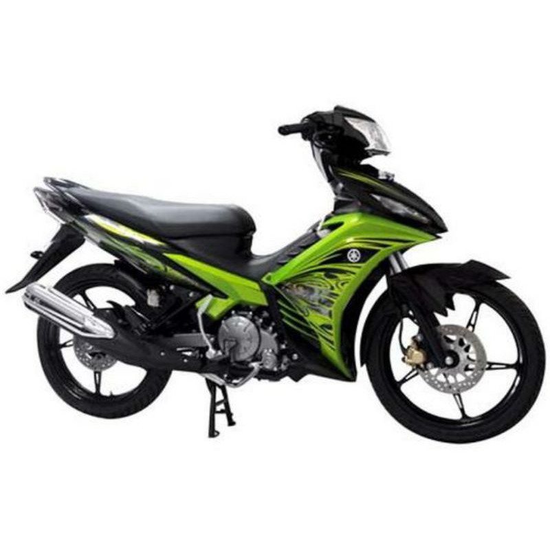 Striping lis Sticker Standar Ori New Jupiter Mx 2011 Hijau Striping Njmx 2011 Hiaju Standar Ori