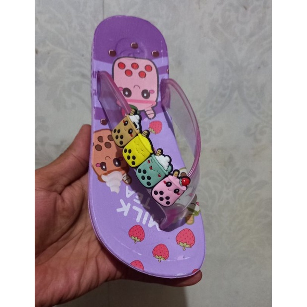 Sandal jepit anak perempuan boba terlaris