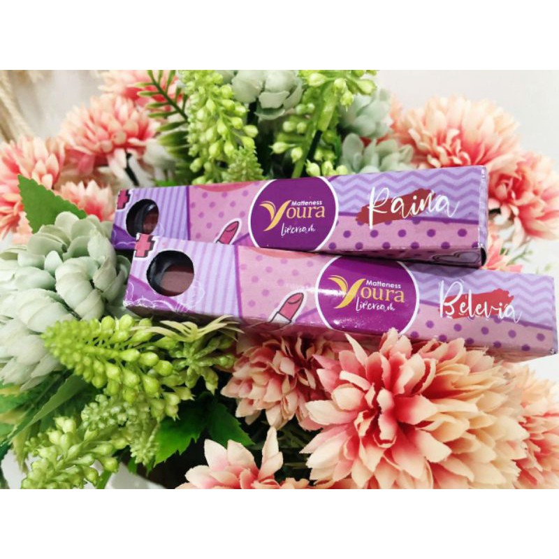 LIPCREAM YOURA GLOWSKIN|Bpom(shade Sacha)