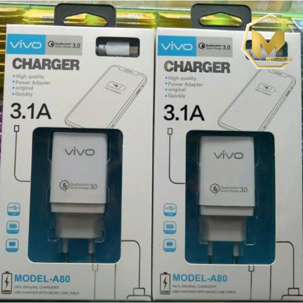 A80 Cashan Cashan VIVO 3Amper QUALCOM micro fast Charging Anti meledak Y83 V7 V5 V9 Y53 V11 MA1093