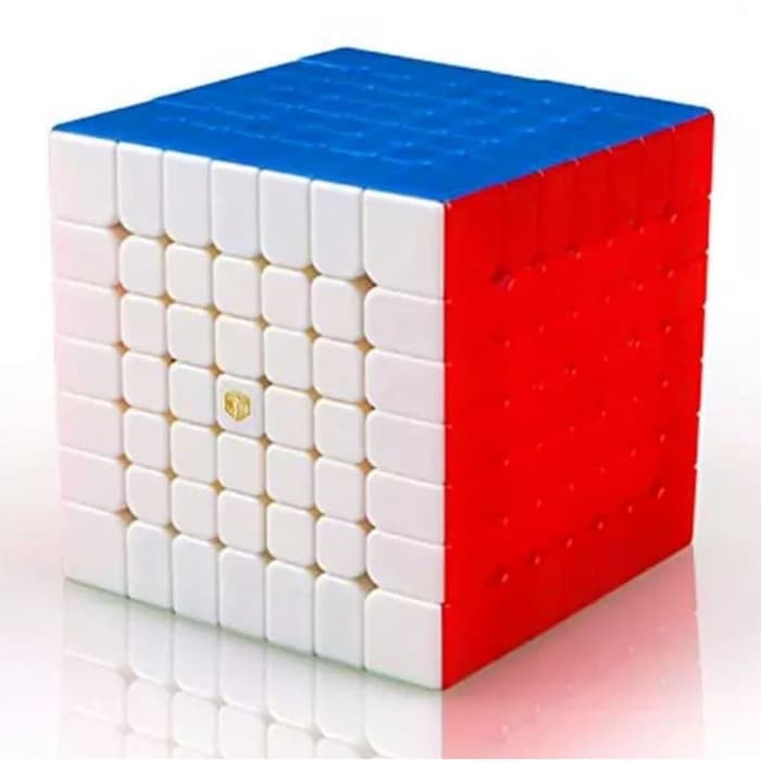 Rubik QiYi 7x7 X-Man Design Spark M 7x7x7 Magnetic Stickerless XMan Rubik 7x7 Spark M Magnetik
