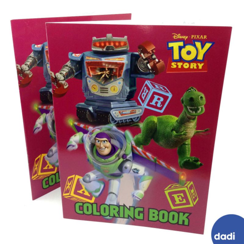 

Dadi - Coloring Book Toy Story Maroon Buku Mewarnai Stiker Anak TK Paud Prasekolah