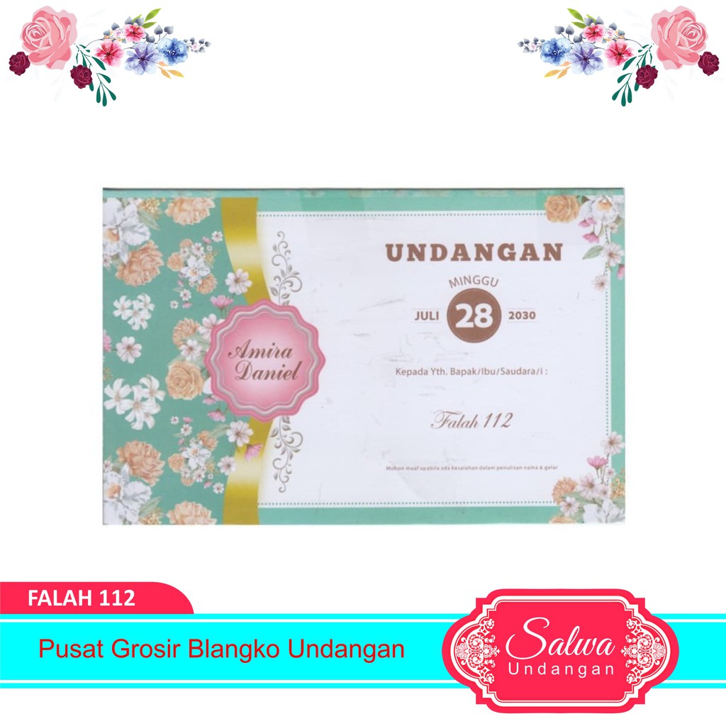 Blangko Undangan Falah 112 Harga Murah