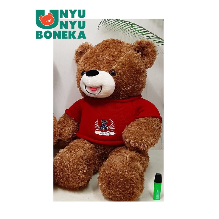 Boneka Bear sweater size 65cm/BeruangHutan/teddybear/Beruangkutub/animal/frozen