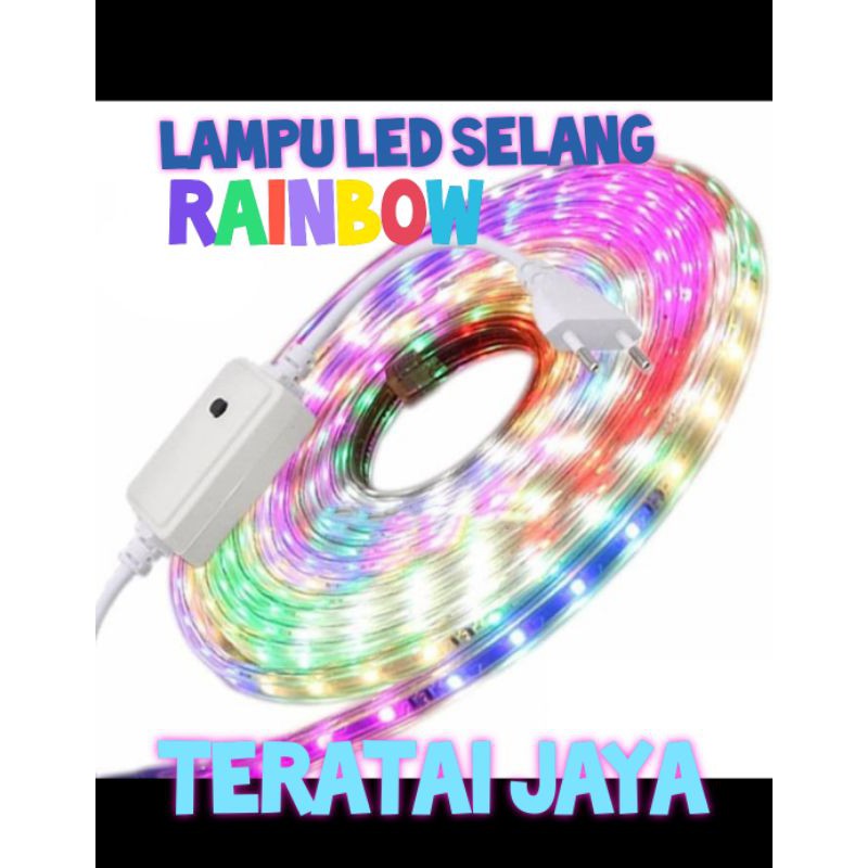 Lampu Led selang/lampu hias led/lampu led strip Rainbow 10meter