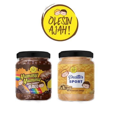 

Promo OlesinAjah Selai Yummy yummy 200Gr + Peatter Sport 200Gr