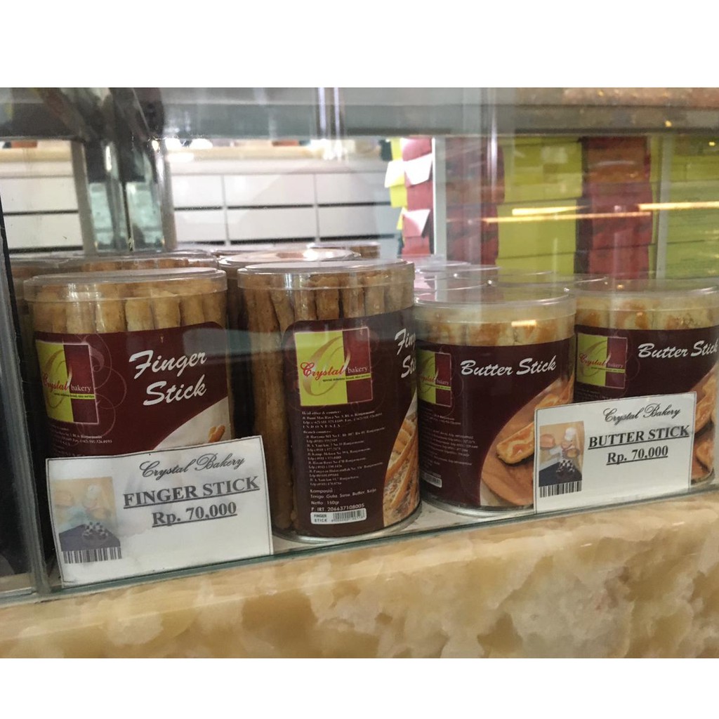 

Crystal Bakery (Kue Kering) Finger Stick, Butter Stick JASTIP