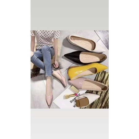 sepatu pansus wanita polos