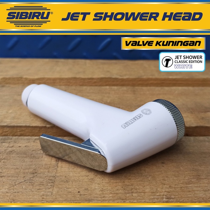 Kepala Jet Shower Kloset Toilet Kamar Mandi / Bidet Head Cebok Semprotan Toilet Closet WC - Putih