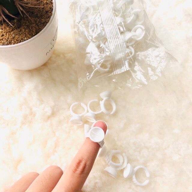 Ring glue ring ink cincin bulu mata eyelash extension ring lem Bulu Mata