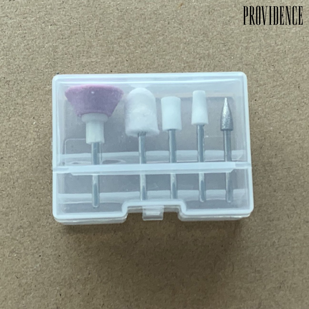 Providence 5Pcs / Set Kepala Gerinda Poles Kuku Tahan Lama Anti Karat / Korosi Bits