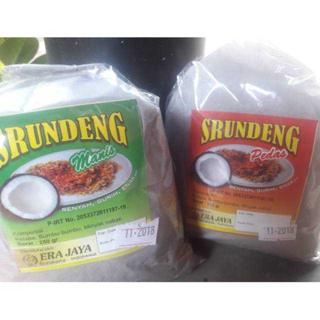 Serundeng Era Jaya Solo 250gr