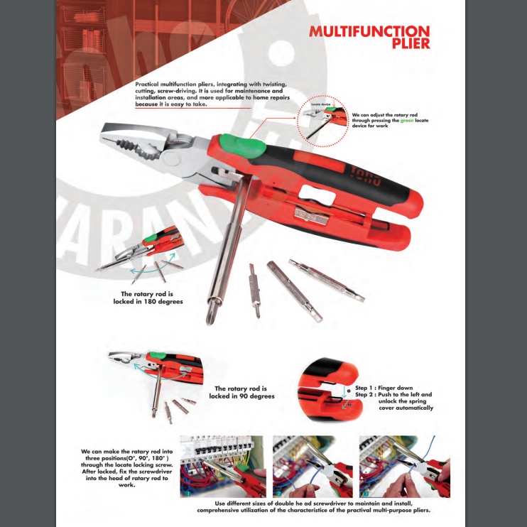 Multifunction Plier Toho - Tang Multifungsi 8 Inch